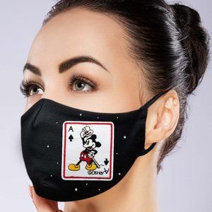 Mickey Mouse Face Mask with Filter Pocket